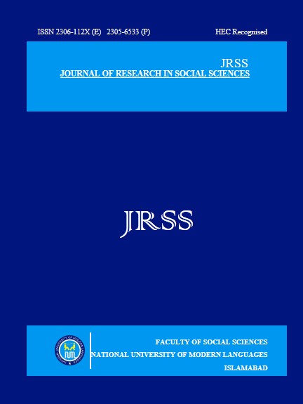 Journal of Research in Social Sciences (JRSS)